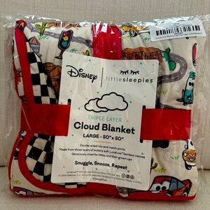 Little Sleepies Disney Pixar Radiator Springs Cars Cloud Blanket